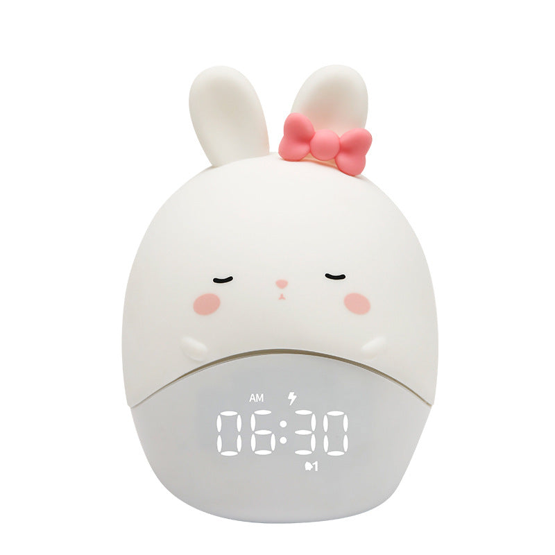 Little Rabbit Smart Applet Charging Alarm Clock Night Light
