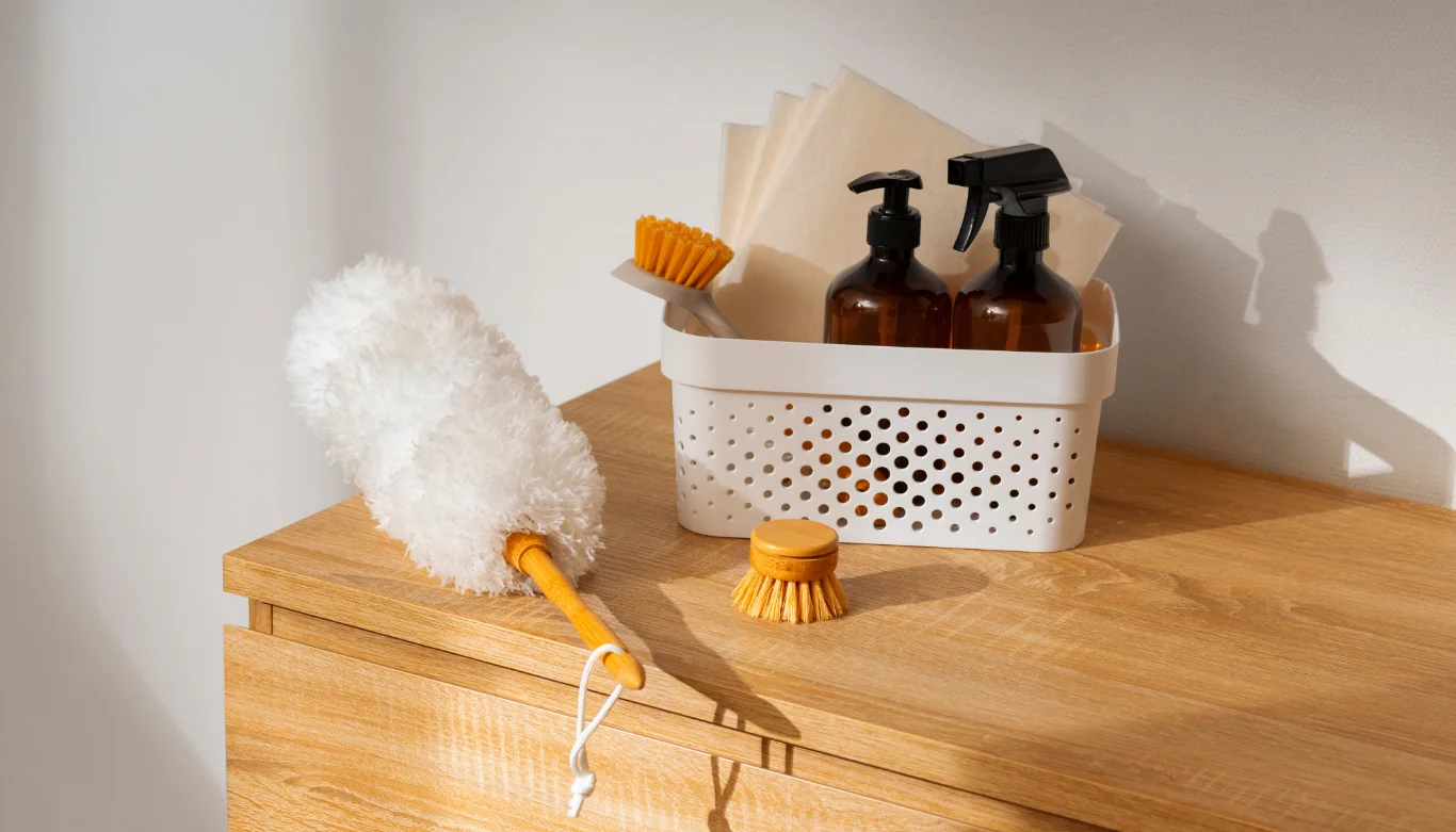 clean wooden furniture